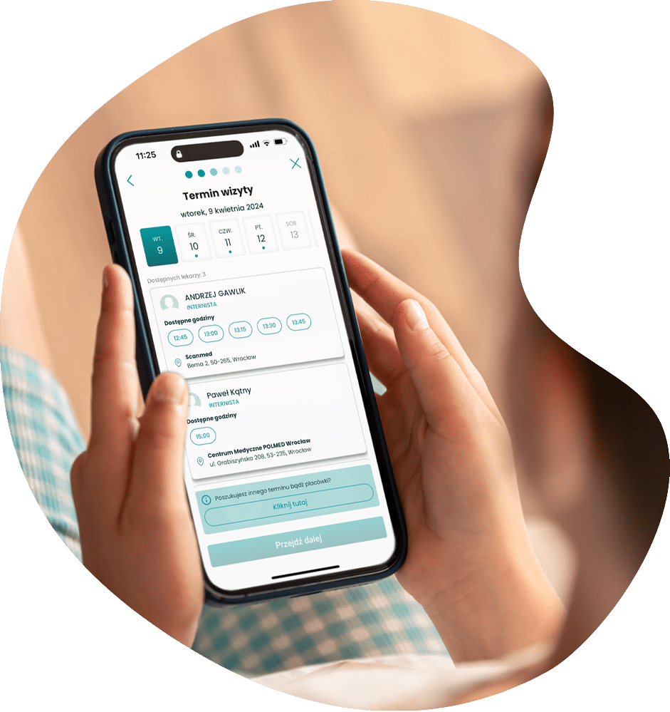 Aplikacja S7HEALTH Umów Wizytę